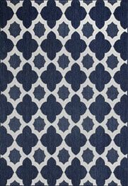 Dynamic Rugs VILLA 1640-510 Navy and Ivory